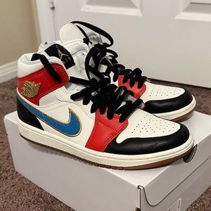 EUC Women's Air Jordan 1 Mid SE "Let(her)man" - Size 9.5 W